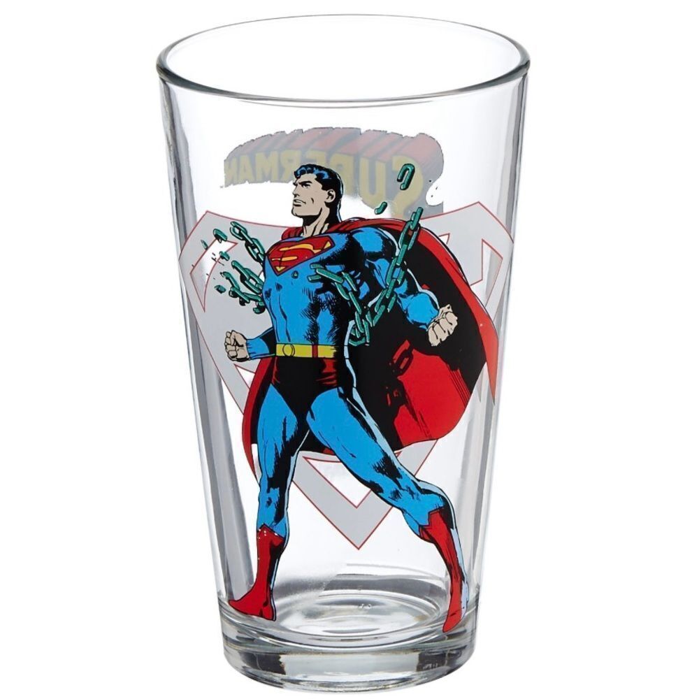 Superman Dc Comics Collector Glass